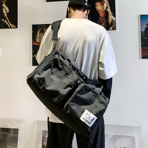 旅行包男大容量行李包女健身包輕便手提運動旅遊袋網紅潮牌後後背包潮