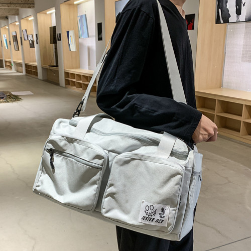 旅行包男大容量行李包女健身包輕便手提運動旅遊袋網紅潮牌後後背包潮