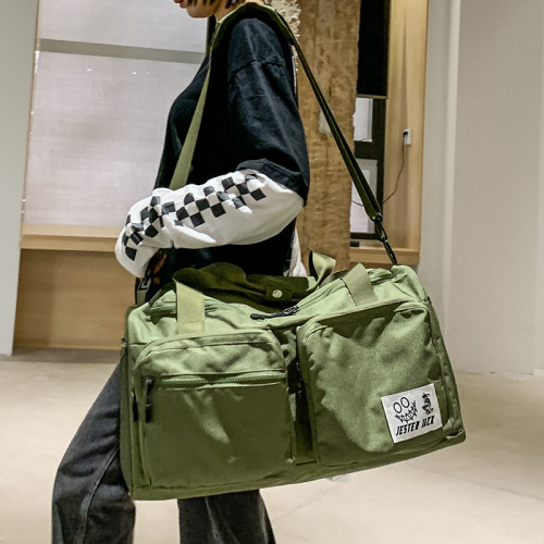 旅行包男大容量行李包女健身包輕便手提運動旅遊袋網紅潮牌後後背包潮