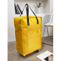 旅行袋行李袋防水超大量行李包學生衣服收納包旅行包萬向輪折曡包