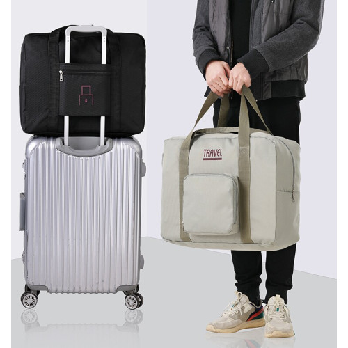 行李包大容量可折曡旅行袋可攜式行李袋男女短途拉桿箱手提包旅行包