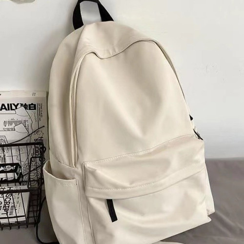 無印書包女大學生韓版ins大容量簡約純色後後背包初中高中生雙肩包女