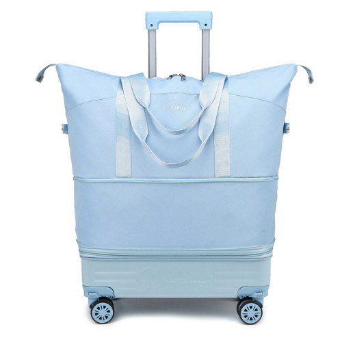 2025新款拉桿包萬向輪可拆卸可折曡可擴容收納旅行箱可登機防潑水