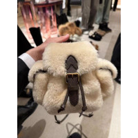 2025秋冬新款復古百搭毛絨雙肩包毛毛後後背包大容量女包日韓通勤包潮