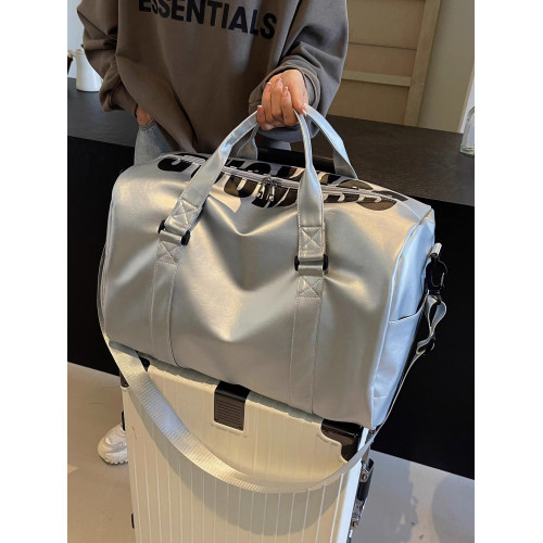 大容量短途2024新款旅行包男女手提乾濕分離健身包出差旅遊行李袋