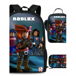 ROBLOX後後背包學生減負男孩書包休閒大容量女生雙肩包護脊超輕兒童包