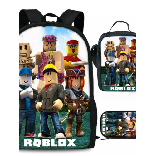 ROBLOX後後背包學生減負男孩書包休閒大容量女生雙肩包護脊超輕兒童包