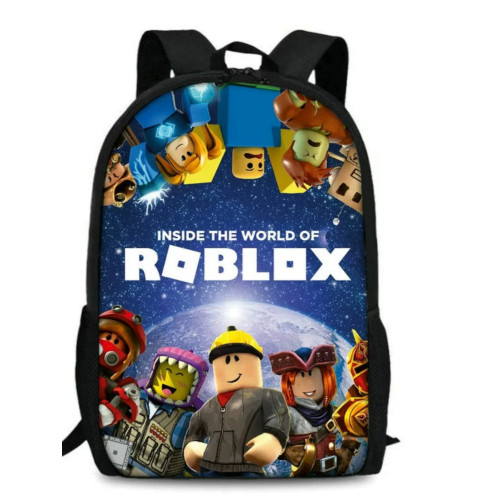 ROBLOX後後背包學生減負男孩書包休閒大容量女生雙肩包護脊超輕兒童包