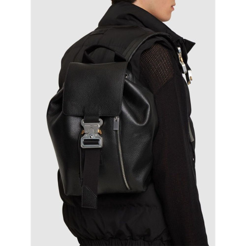 1017 ALYX 9SM 男士金屬戰術機能搭釦皮革雙肩包女情侶書包電腦包