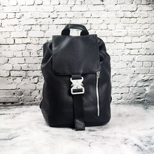 1017 ALYX 9SM 男士金屬戰術機能搭釦皮革雙肩包女情侶書包電腦包