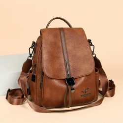 雙肩包女2026新款女士牛皮單雙兩用後後背包大容量真皮通勤書包旅行包