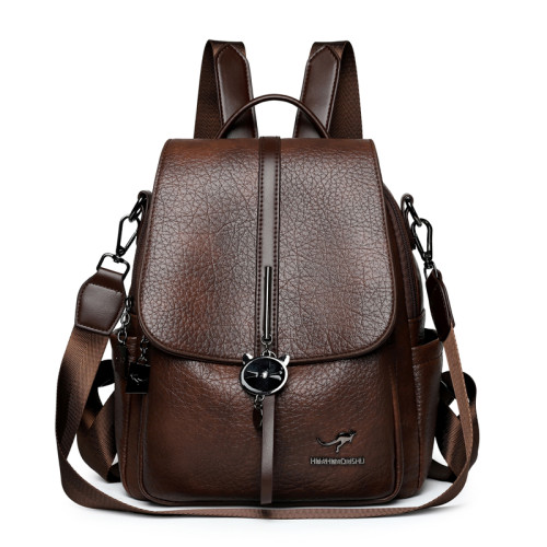 雙肩包女2026新款女士牛皮單雙兩用後後背包大容量真皮通勤書包旅行包