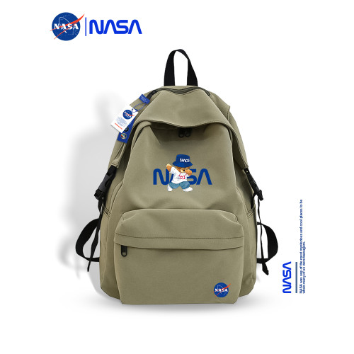 NASA聯名輕便雙肩包中學生女後後背包ins風外出防水小衆逛街書包男