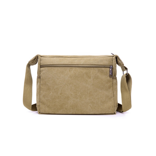 2026新款男式休閒男包帆布包男橫款單肩包斜後後背包男士包包斜背後後背包