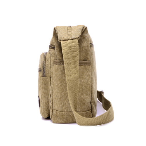 2026新款男式休閒男包帆布包男橫款單肩包斜後後背包男士包包斜背後後背包