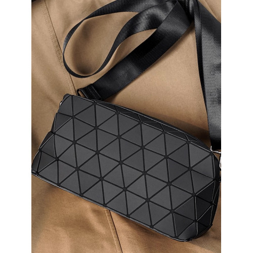 2025新款菱格圖案單肩包小方包 韓版男包休閒時尚單肩包斜後後背包潮