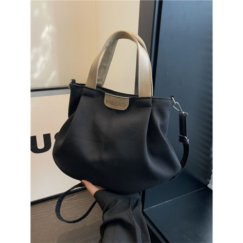 帆布包女2025新款高級感包包洋氣斜後後背包上班手提郵差包時尚布小包