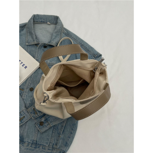 帆布包女2025新款高級感包包洋氣斜後後背包上班手提郵差包時尚布小包