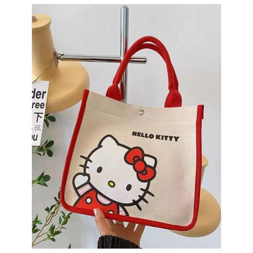 可愛帆布包手提袋大容量手拎通勤飯盒包洗漱包女包新款卡通小清新 可愛帆布包手提袋大容量手拎通勤飯盒包洗漱包女包新款卡通小清新