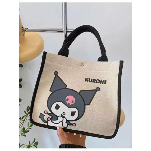 可愛帆布包手提袋大容量手拎通勤飯盒包洗漱包女包新款卡通小清新 可愛帆布包手提袋大容量手拎通勤飯盒包洗漱包女包新款卡通小清新