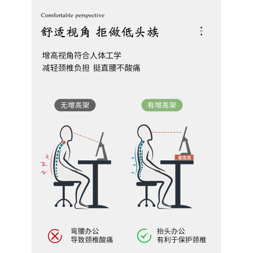 顯示器增高架桌上型電腦底座支架桌面鍵盤托架支撐架亞克力置物架子