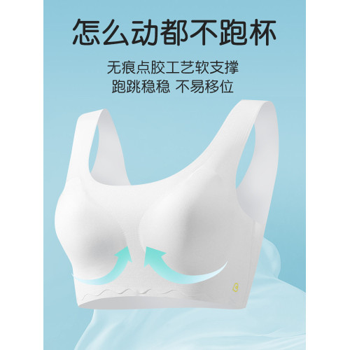 少女文胸高中生薄款無痕內衣大學生背心式運動防震青少年發育期