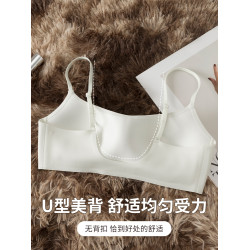 吊帶內衣女士夏季薄款抹胸防走光小胸聚攏背心內搭無痕一體文胸罩