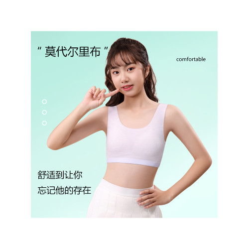 貓人少女內衣初高中學生女童內衣兒童青春發育期薄款背心女生文胸