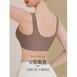 反重力內衣女小胸聚攏上托無痕文胸無鋼圈背心式收副乳防下垂美背