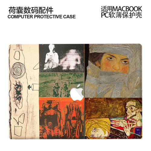 適用新款Macbook保護殼m1蘋果筆記型電腦套藍2023款air13磨砂m2/m4/pro13/14//15/16防摔233824彩色方塊2681