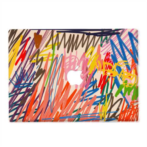 適用新款Macbook保護殼m1蘋果筆記型電腦套藍2023款air13磨砂m2/m4/pro13/14//15/16防摔233824彩色方塊2681