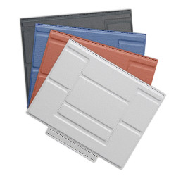 輕薄筆記型電腦折曡隱形增高皮質散熱可攜式桌面創意平板折曡支架