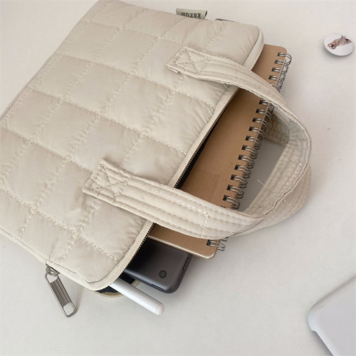 筆記型電腦包16寸手提簡約女士2023新款適用蘋果macbookair/pro13通勤防摔防震華爲聯想小新14平板ipad內膽包