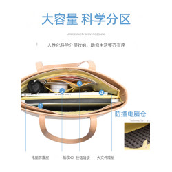 吉全美新品時尚手提筆記型電腦包女大容量單肩14/15.6寸防水防震