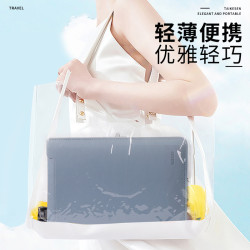 德國筆電內膽包適用蘋果MacBookair13保護套華爲MatebookD14電腦Xpro聯想thinkbook16寸支架收納女士高級感