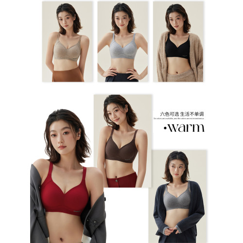 無痕內衣女士小胸聚攏收副乳防下垂上托提拉無鋼圈舒適裸感文胸罩