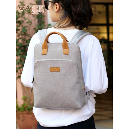 VACK簡約輕薄時尚男女雙肩16寸電腦包防震防水14手提13.3輕量後後背包