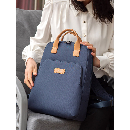 VACK簡約輕薄時尚男女雙肩16寸電腦包防震防水14手提13.3輕量後後背包