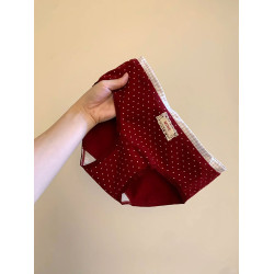 波點可愛本命年紅色內衣內褲套裝女小胸薄款結婚新娘文胸馬年禮物