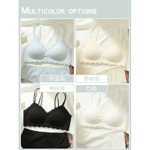 無痕內衣夏季薄款女小胸聚攏無鋼圈防下垂舒適軟支撐大胸顯小胸罩