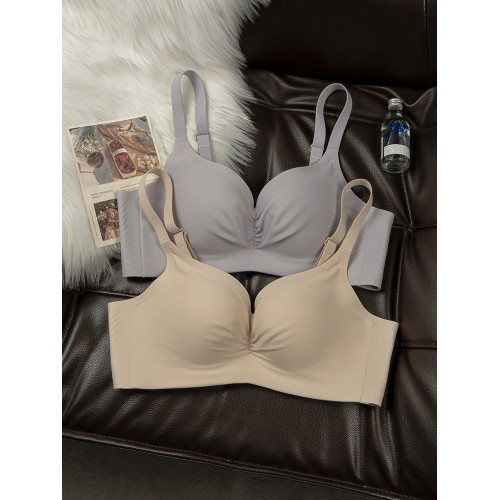 日本無痕內衣女聚攏小胸顯大無鋼圈胸罩收副乳女士舒適調整型文胸