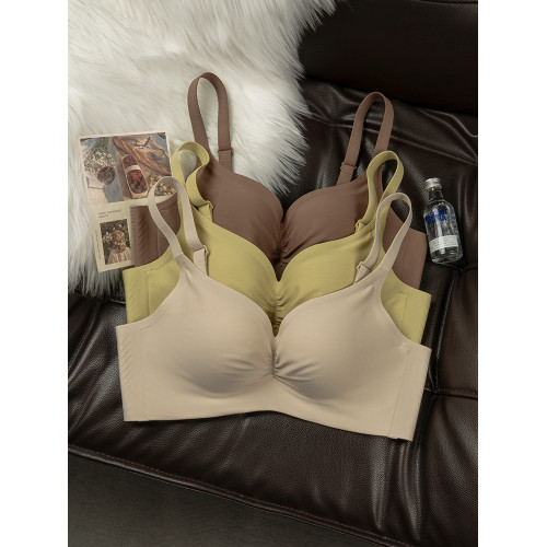 日本無痕內衣女聚攏小胸顯大無鋼圈胸罩收副乳女士舒適調整型文胸