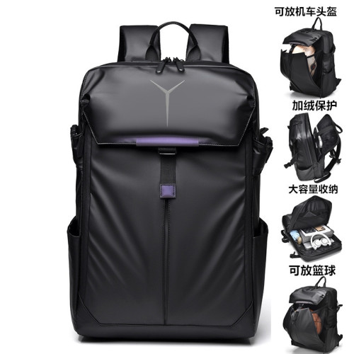 聯想拯救者Y9000p電腦雙肩包16英寸Y7000p筆電15.6寸防水旅遊機能頭盔戶外騎行男士後後背包旅行書包