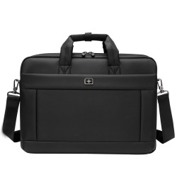 瑞士單肩斜後後背包男大容量15.6寸17.3筆記型電腦包簡約百搭手提出差旅行旅遊包工具公文包斜背後後背包休閒時尚潮流