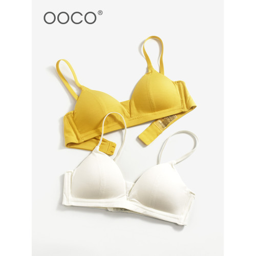 內衣女文胸夏季薄款小胸平胸專用莫代爾少女學生法式三角杯無鋼圈