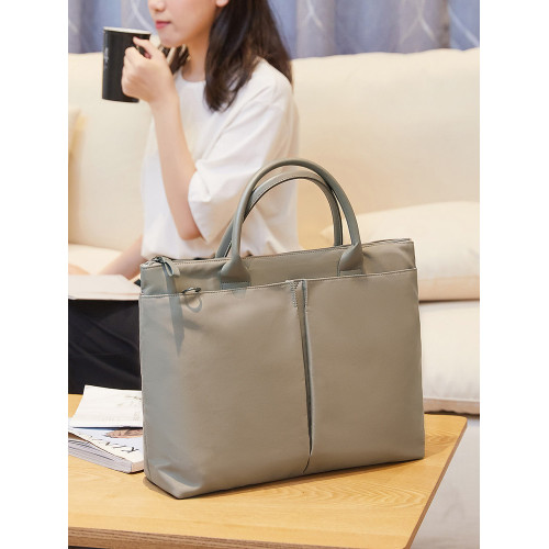 筆記型電腦包女士手提14寸13.3寸15.6日韓休閒大容量單肩斜後後背包