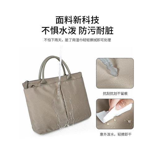 筆記型電腦包女士手提14寸13.3寸15.6日韓休閒大容量單肩斜後後背包