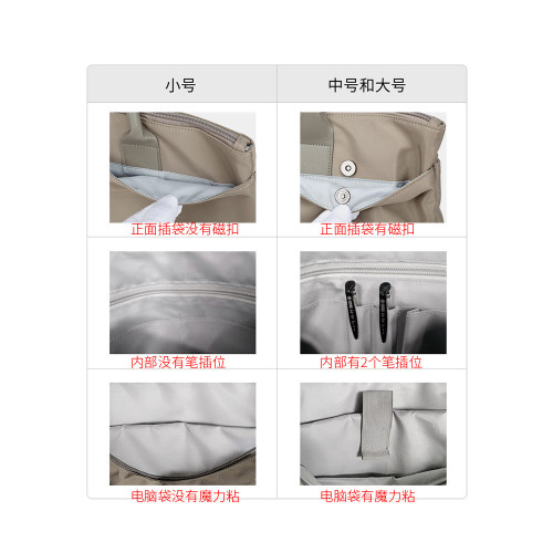 筆記型電腦包女士手提14寸13.3寸15.6日韓休閒大容量單肩斜後後背包