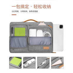 mosiso適用於蘋果airm4華爲電腦包手提macbook筆電包新款14Prom5斜背