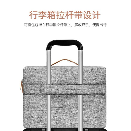 mosiso適用於蘋果airm4華爲電腦包手提macbook筆電包新款14Prom5斜背